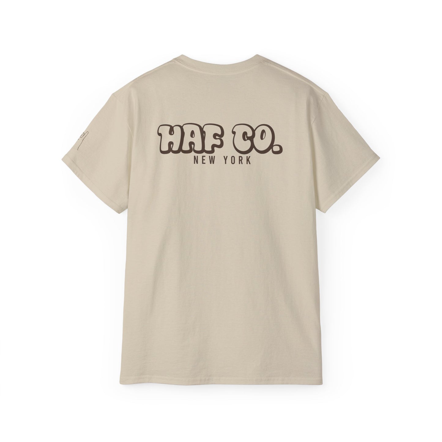 Hungover X HAF Co. NY T-shirt With Back Print