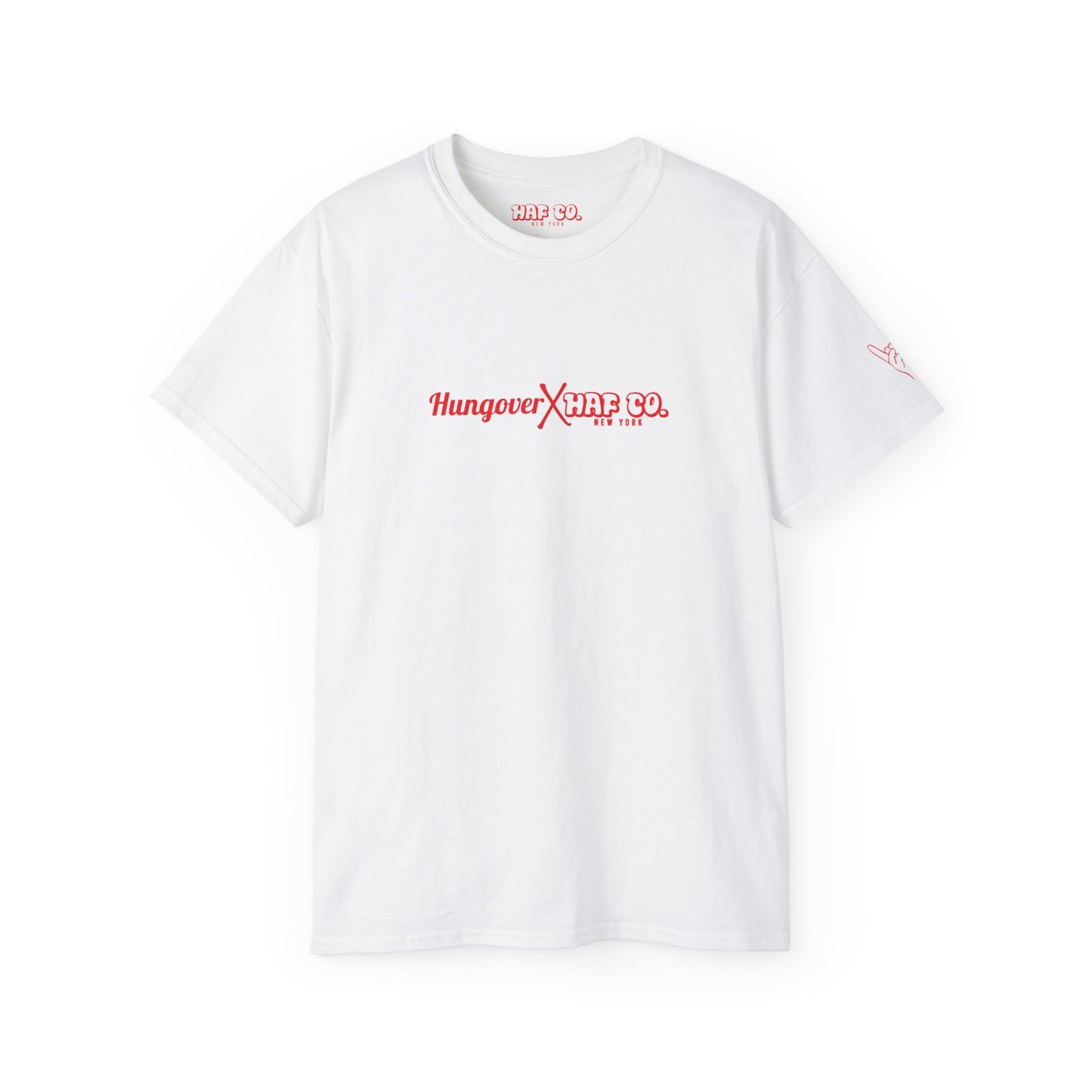 Hungover X HAF Co. NY T-shirt With Back Print
