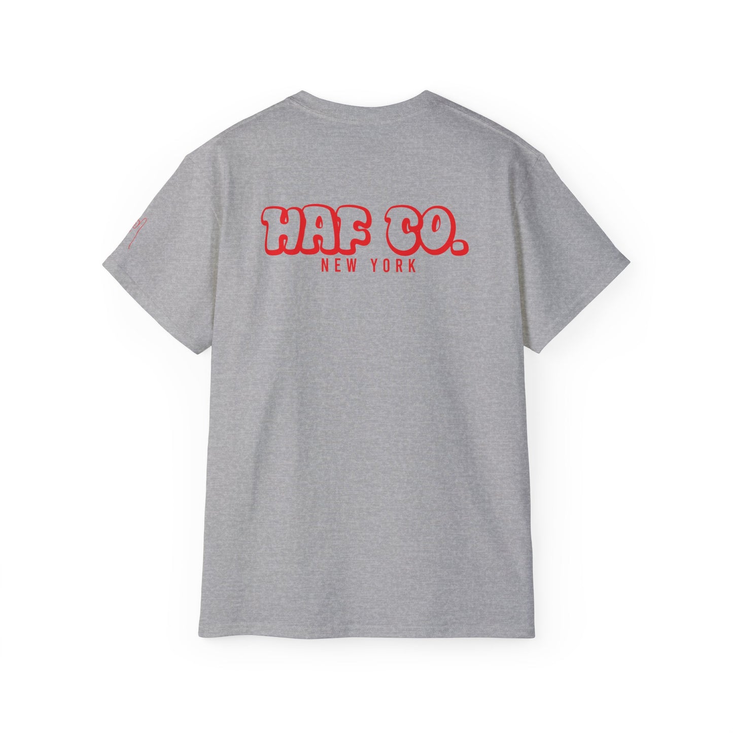 Hungover X HAF Co. NY T-shirt With Back Print