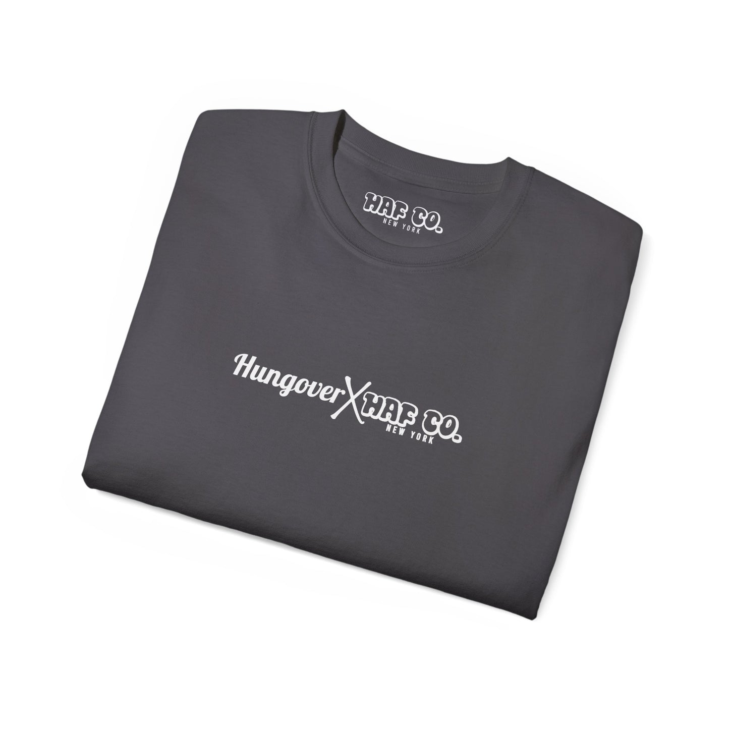 Hungover X HAF Co. NY T-shirt With Back Print