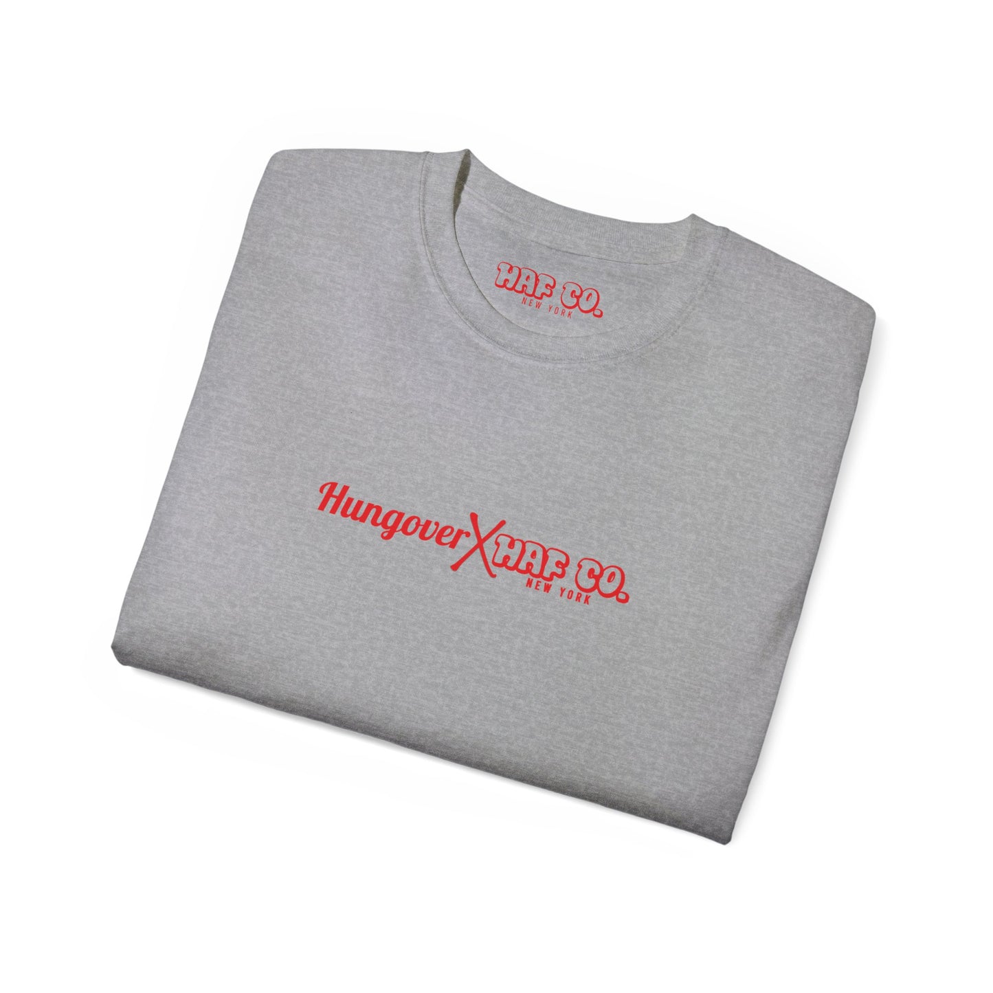 Hungover X HAF Co. NY T-shirt With Back Print