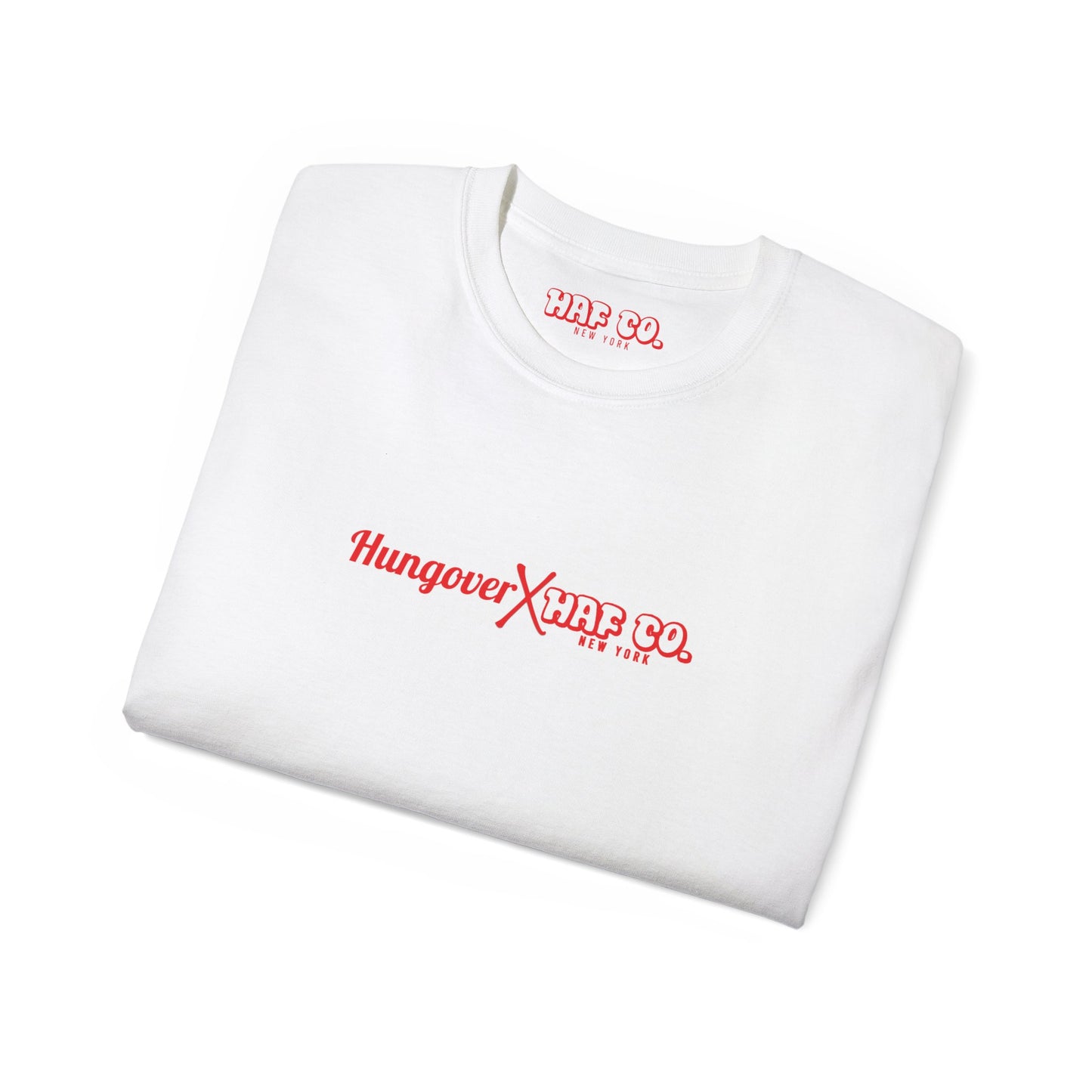 Hungover X HAF Co. NY T-shirt With Back Print