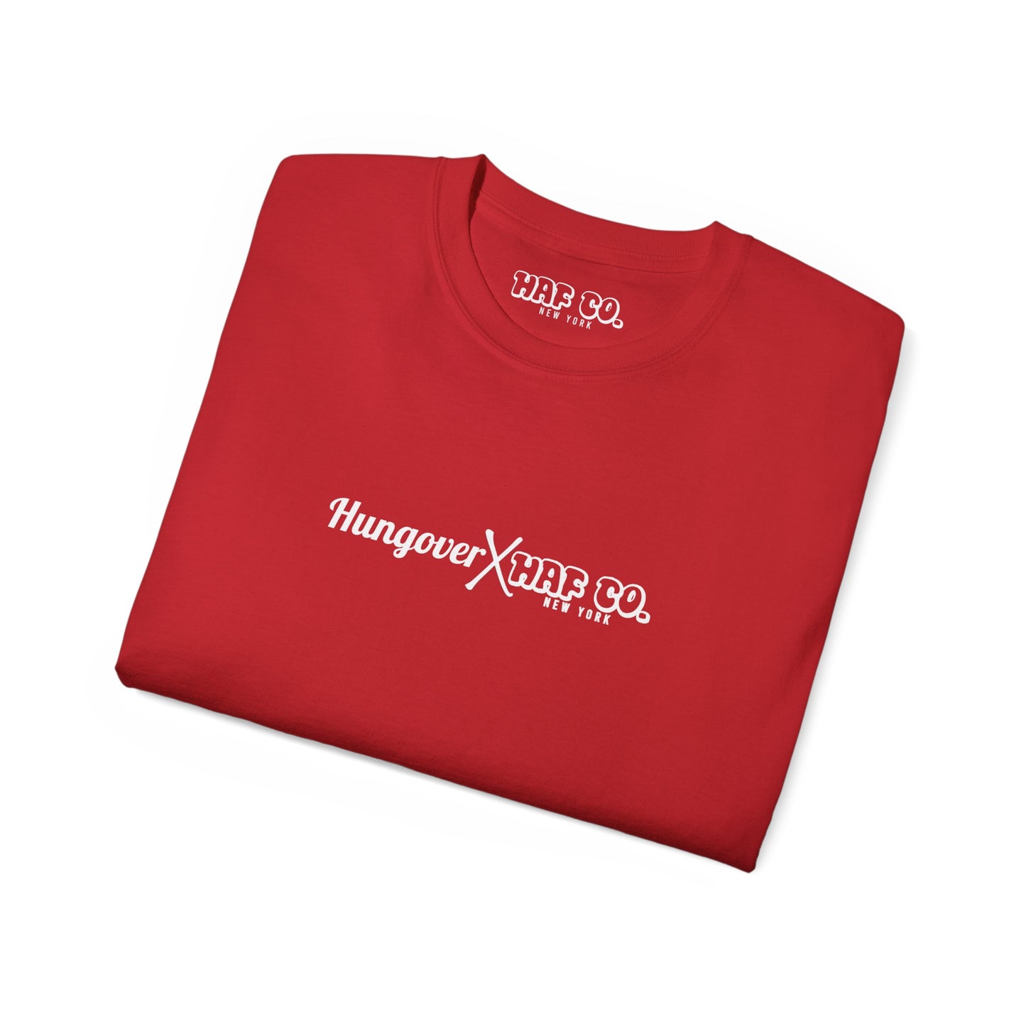 Hungover X HAF Co. NY T-shirt With Back Print