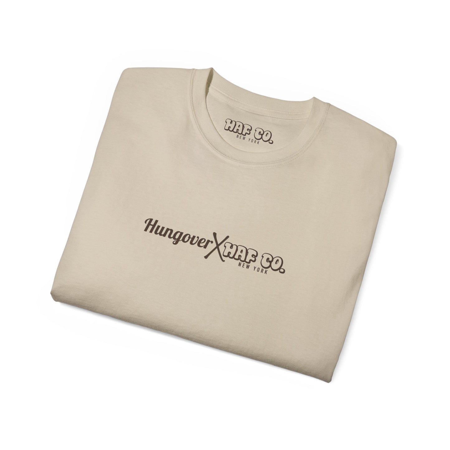 Hungover X HAF Co. NY T-shirt With Back Print