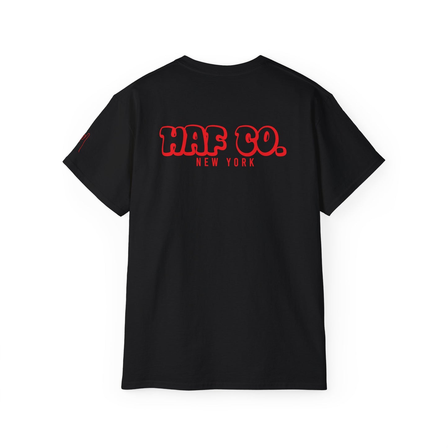 Hungover X HAF Co. NY T-shirt With Back Print