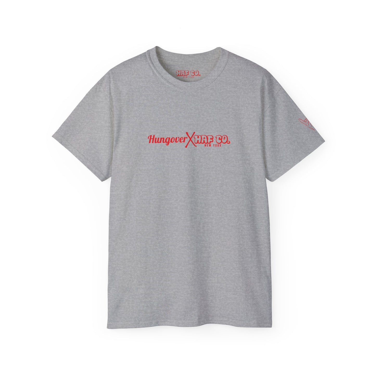 Hungover X HAF Co. NY T-shirt With Back Print
