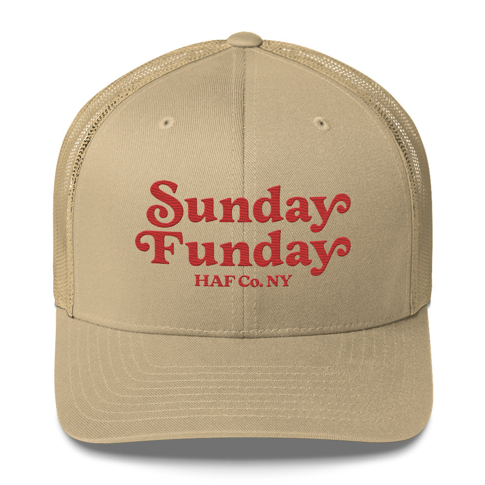 Sunday Funday Mid Profile Trucker Hat