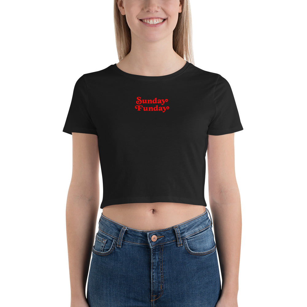 Sunday Funday Women’s Crop Tee