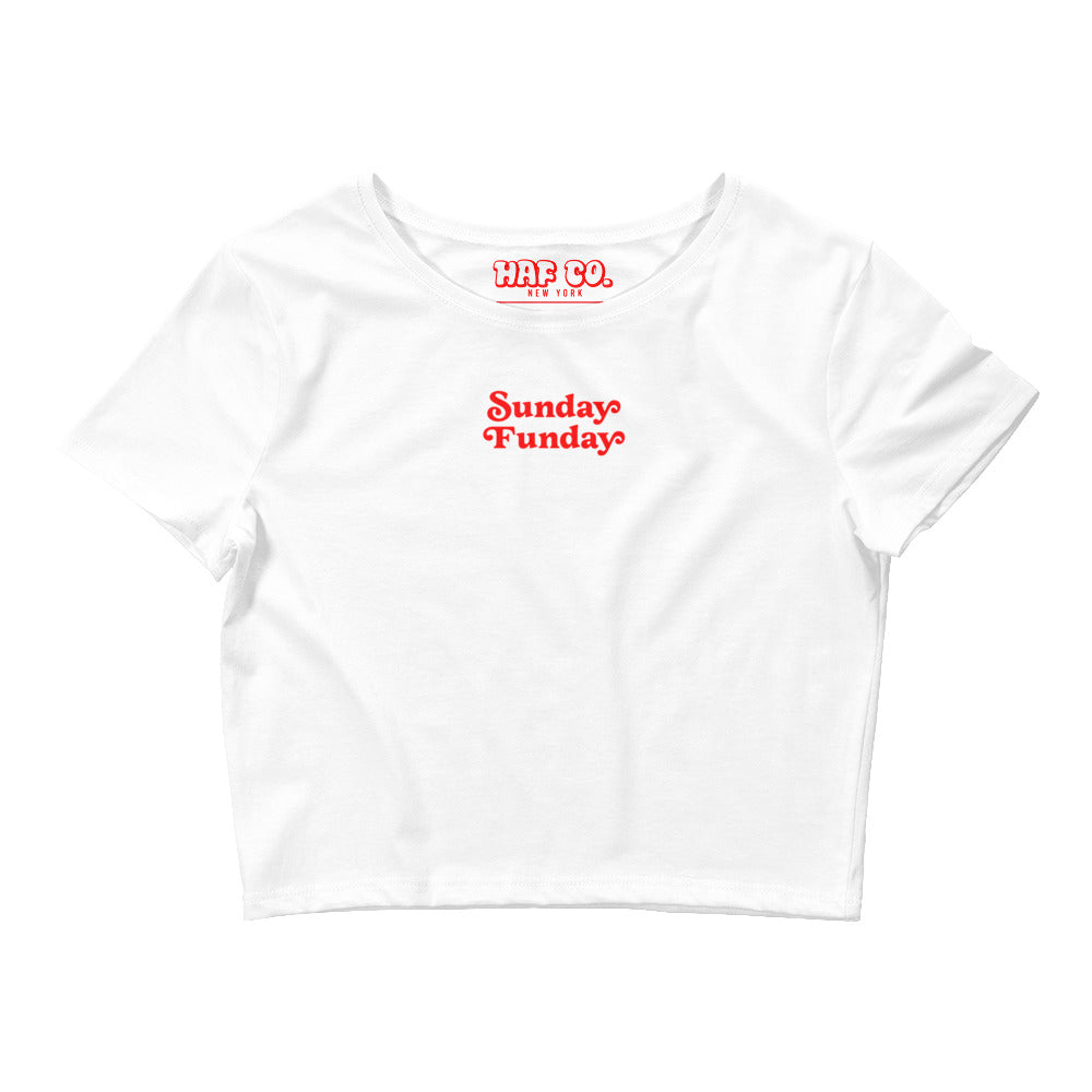 Sunday Funday Women’s Crop Tee
