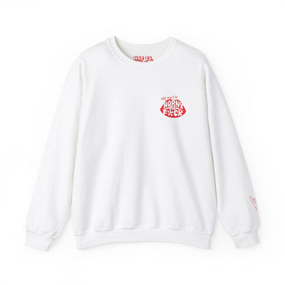 Kiss Me I'm Horny As F*ck Lips Crewneck
