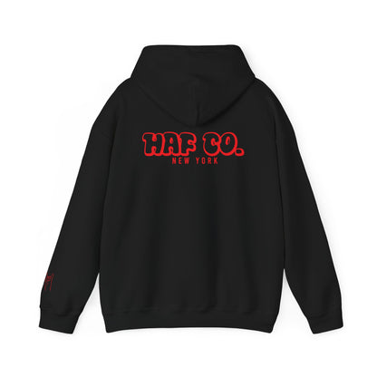 Kiss Me I'm Horny As F*ck Lips Hoodie Front & Back Designs