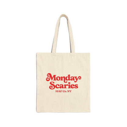 Monday Scaries Canvas Tote Bag