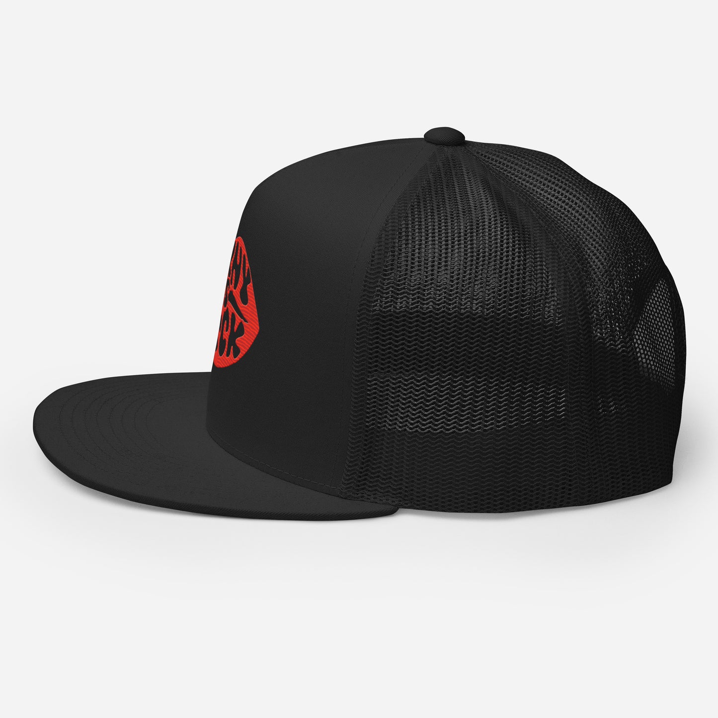 Horny As Fuck Lips 5 Panel Trucker Cap