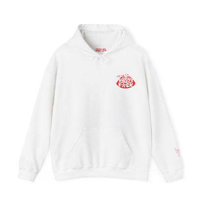 Kiss Me I’m Horny As F*ck Lips Hoodie