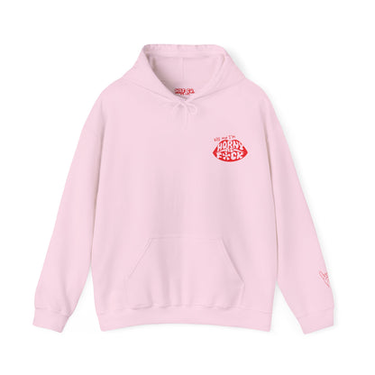 Kiss Me I’m Horny As F*ck Lips Hoodie