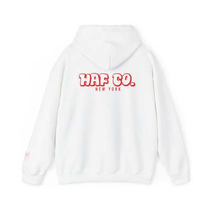 Kiss Me I'm Horny As F*ck Lips Hoodie Front & Back Designs