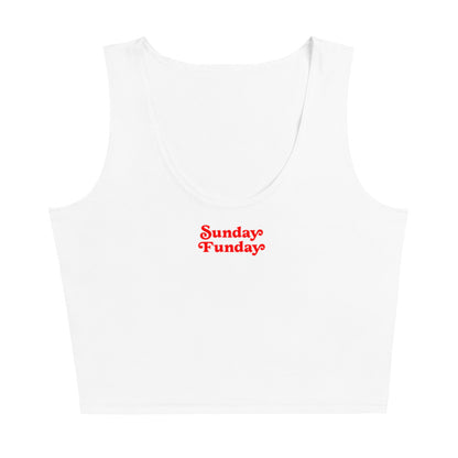 Sunday Funday Cropped Tank