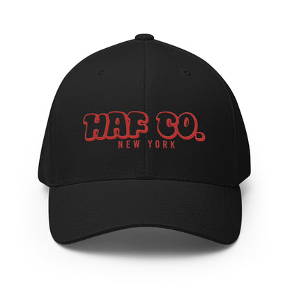 HAF Co. NY Embroidered Structured Flexfit Cap