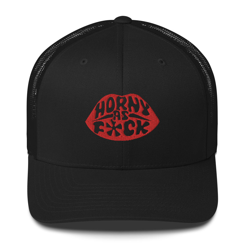 OG Horny As F*ck Lips Trucker Hat