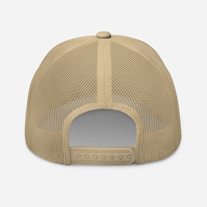 Monday Scaries Mid Profile Trucker Hat with White Outline