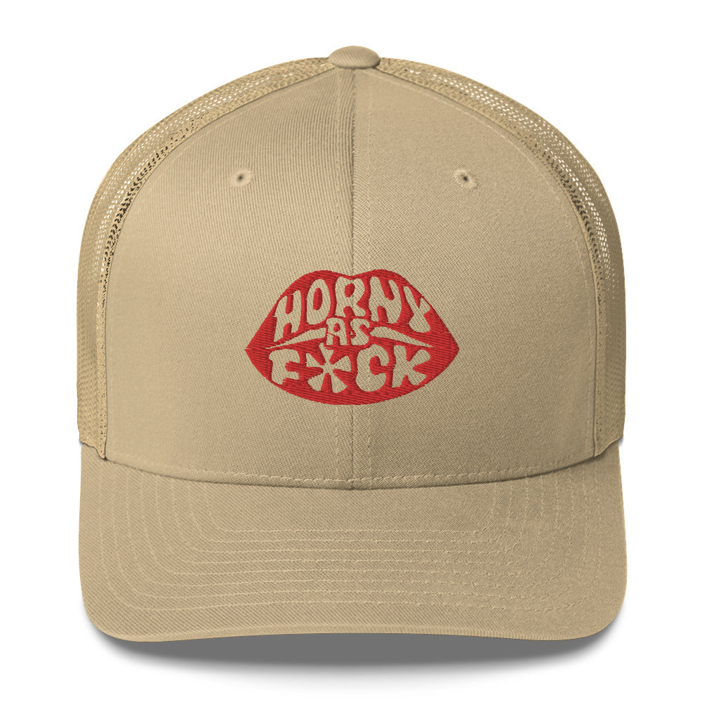 OG Horny As F*ck Lips Trucker Hat