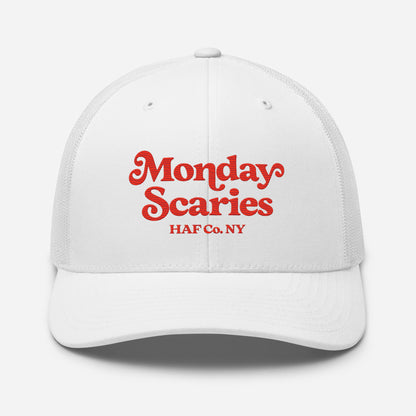 Monday Scaries Mid Profile Trucker Hat No Outline