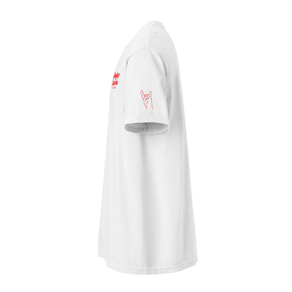 Monday Scaries Comfort Colors T-Shirt White Outline