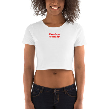 Sunday Funday Women’s Crop Tee