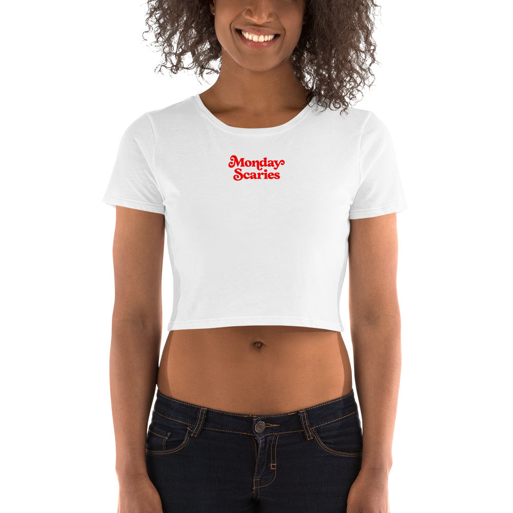 Monday Scaries Crop Tee